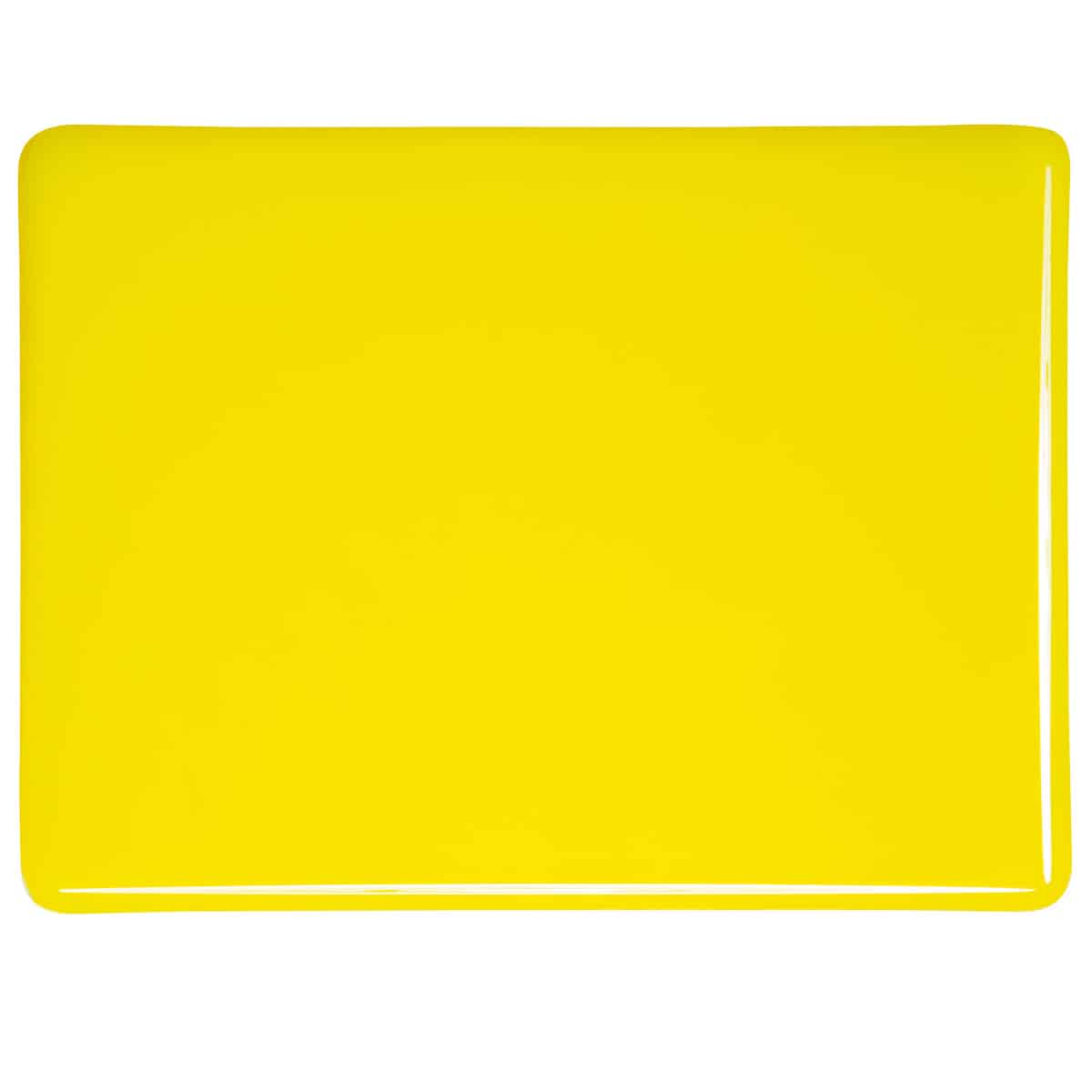 Canary Yellow Opal sheet glass swatch