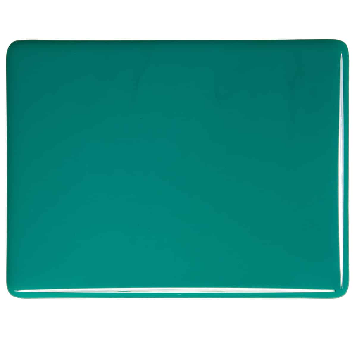 Teal Green Opal sheet glass swatch