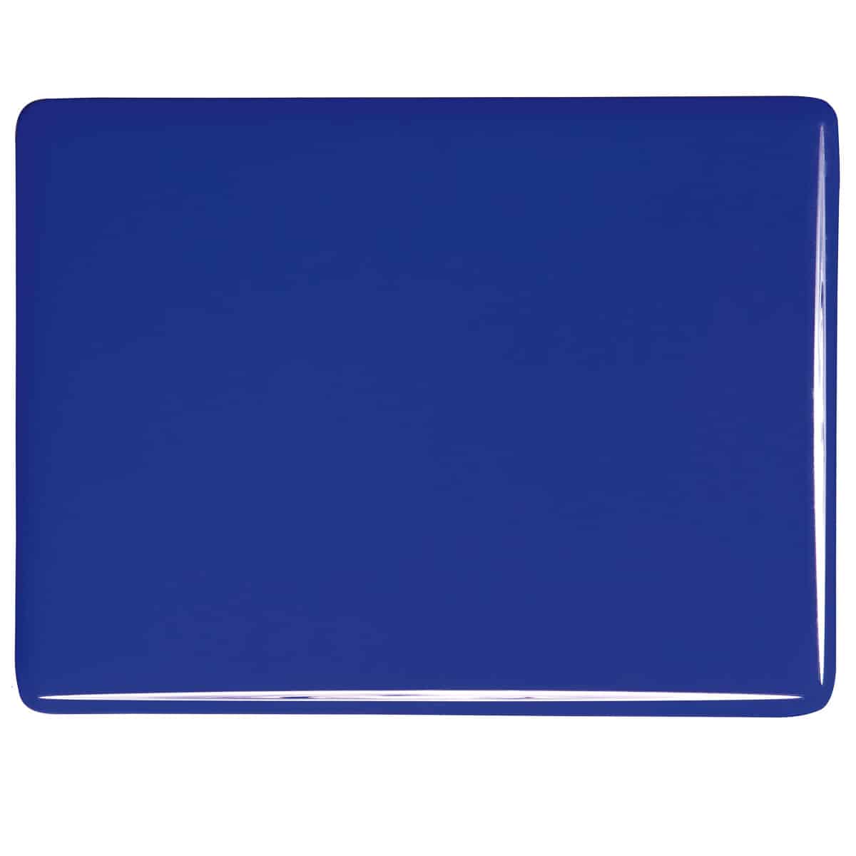 Deep Cobalt Blue sheet glass swatch