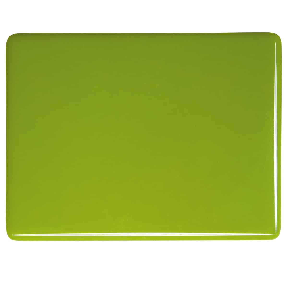 Pea Pod Green Opal sheet glass swatch