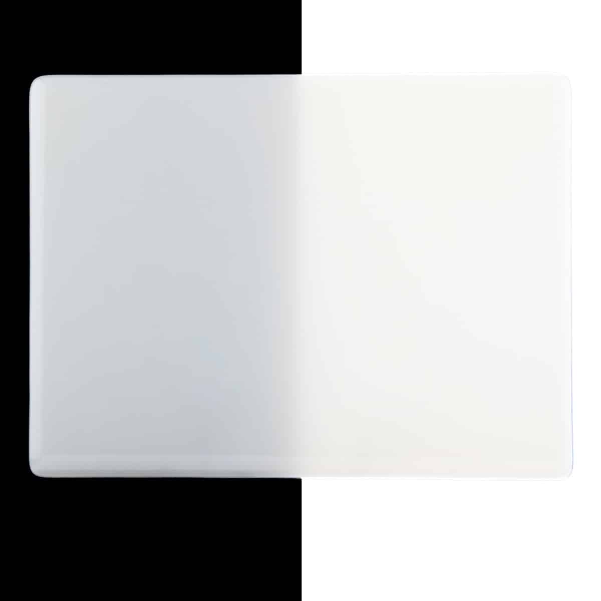 Warm White Opal sheet glass swatch