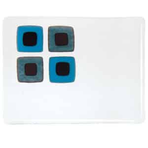 Reactive Ice Clear sheet glass swatch
