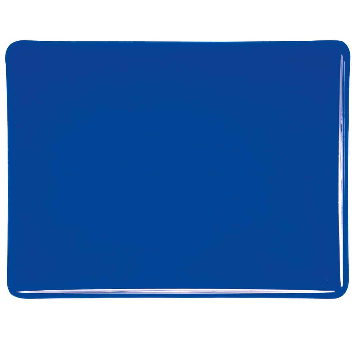 001114 Transparent Royal Blue sheet glass swatch