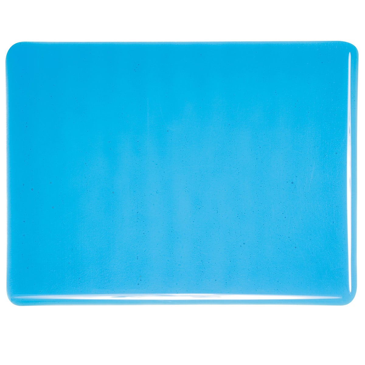 001116 Transparent Turquoise Blue sheet glass swatch