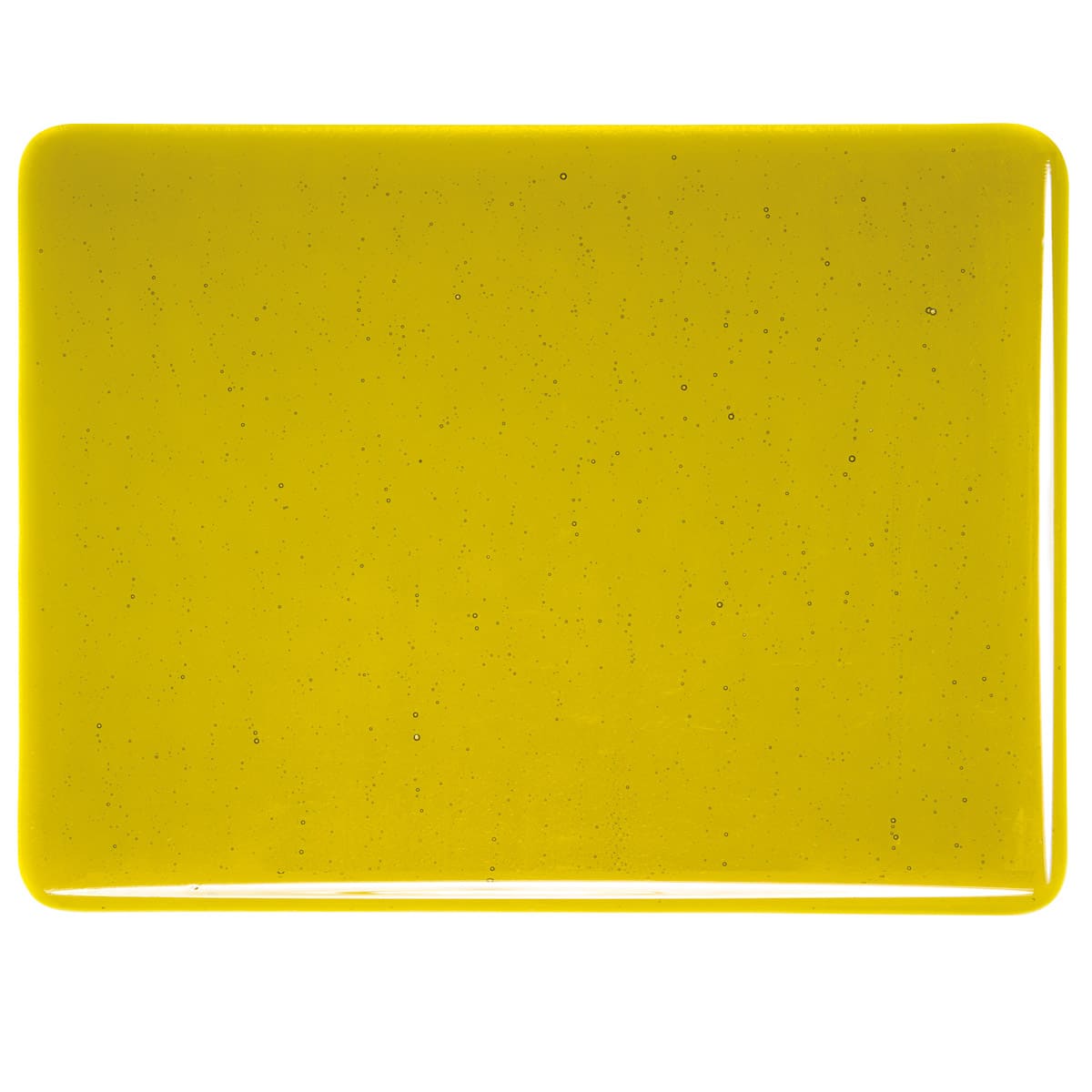 001126 Transparent Chartreuse sheet glass swatch