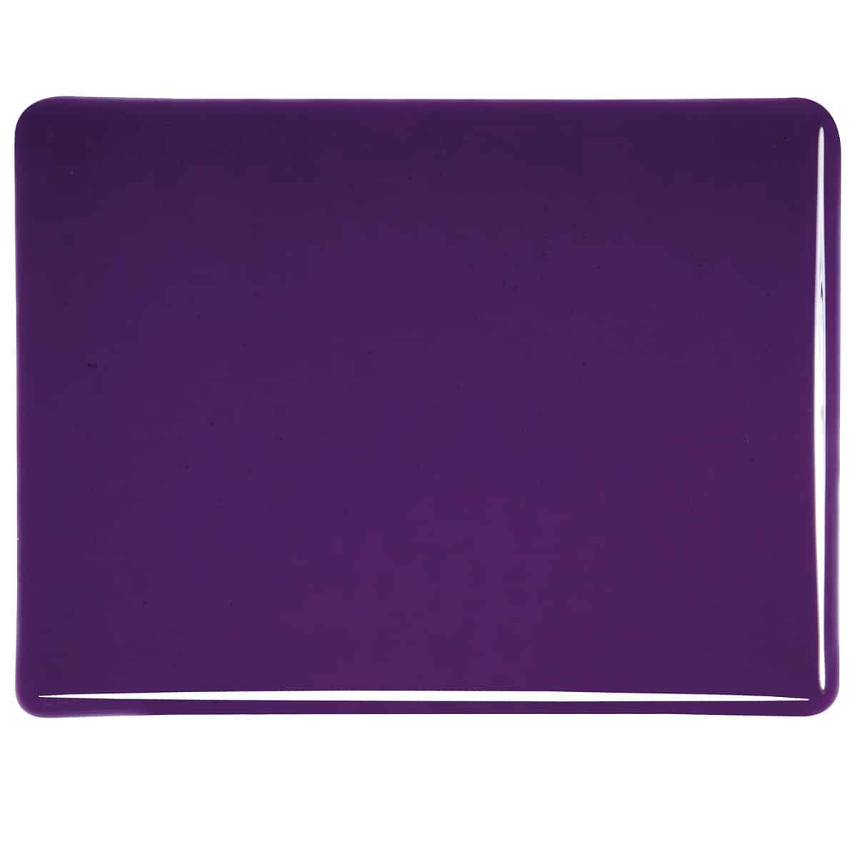001128 Deep Royal Purple Transparent sheet glass swatch