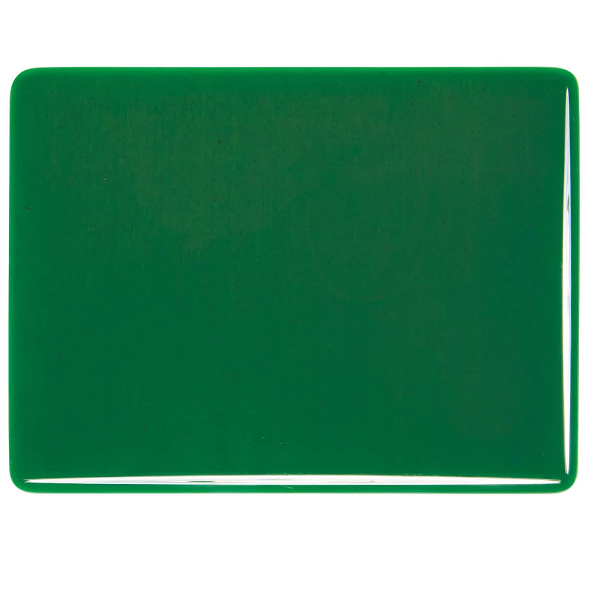 Emerald Green Transparent sheet glass swatch