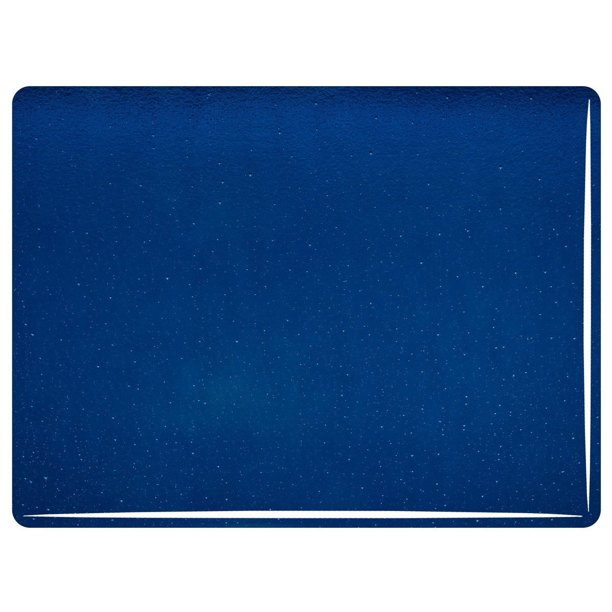 001246 Transparent Copper Blue sheet glass swatch