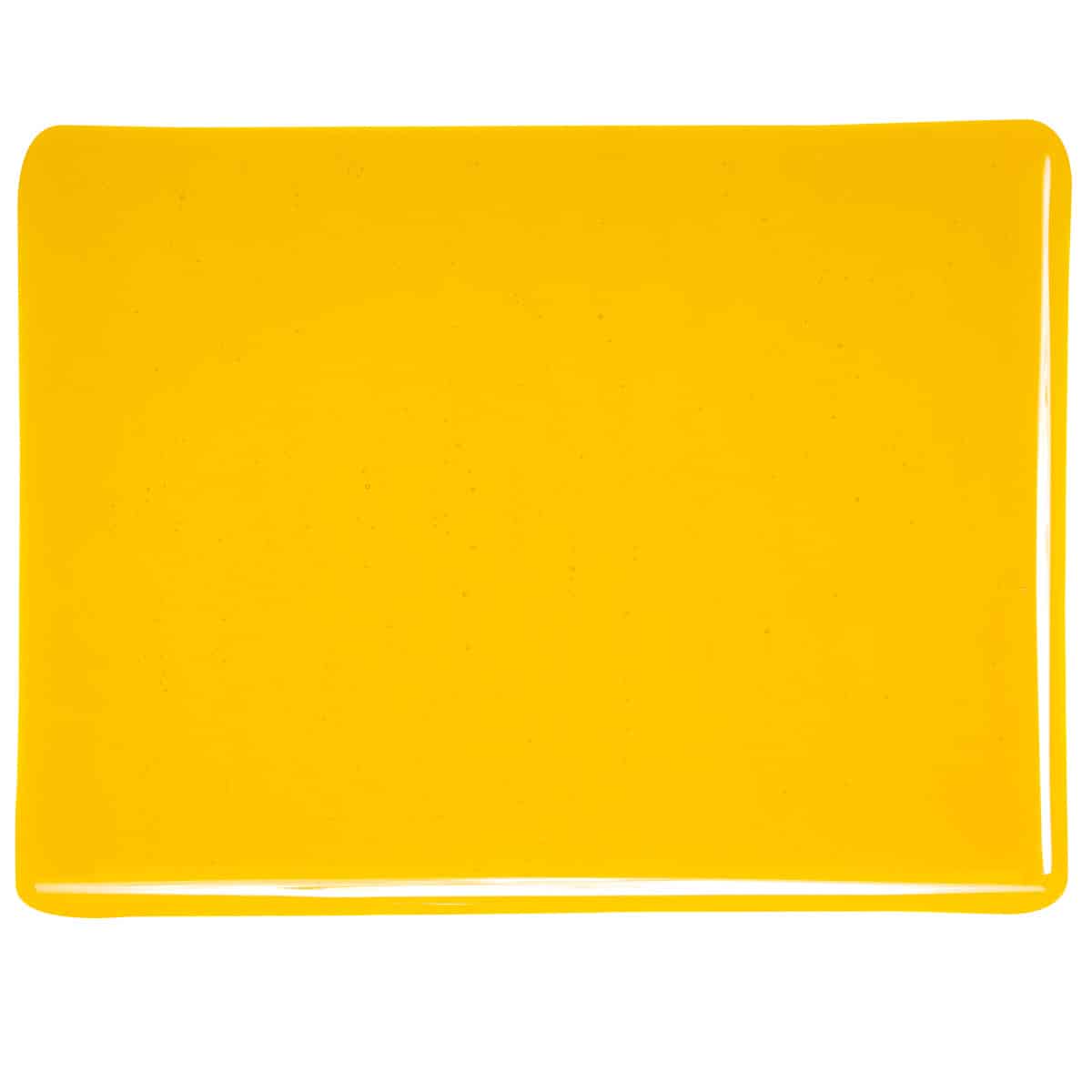 001320 Transparent Marigold Yellow sheet glass swatch