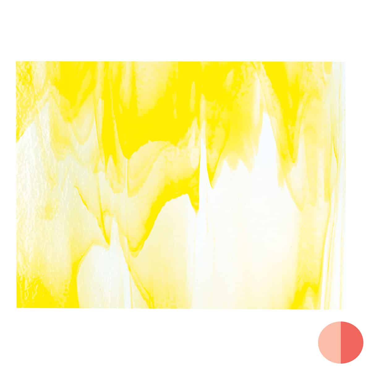 002020 Clear, Sunflower Yellow Opal cold sheet
