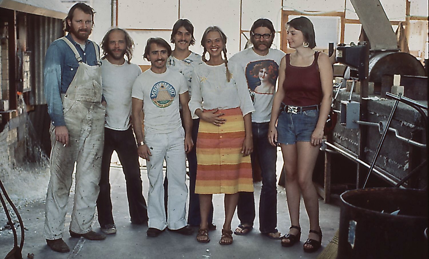 Bullseye crew, circa 1976