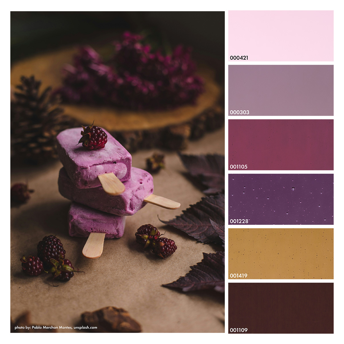 a summer palette of Bullseye Glass colors
