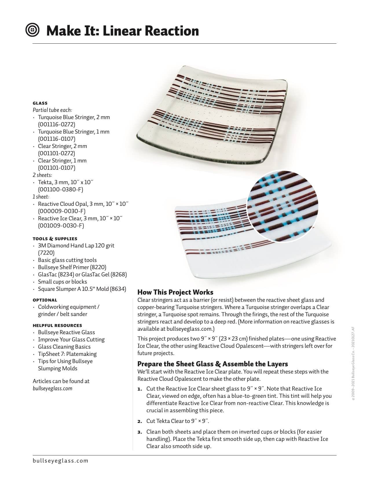 linear reactions plate