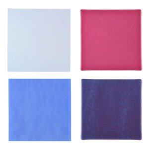 Arrangement of cold sheet samples and their struck to color counterparts